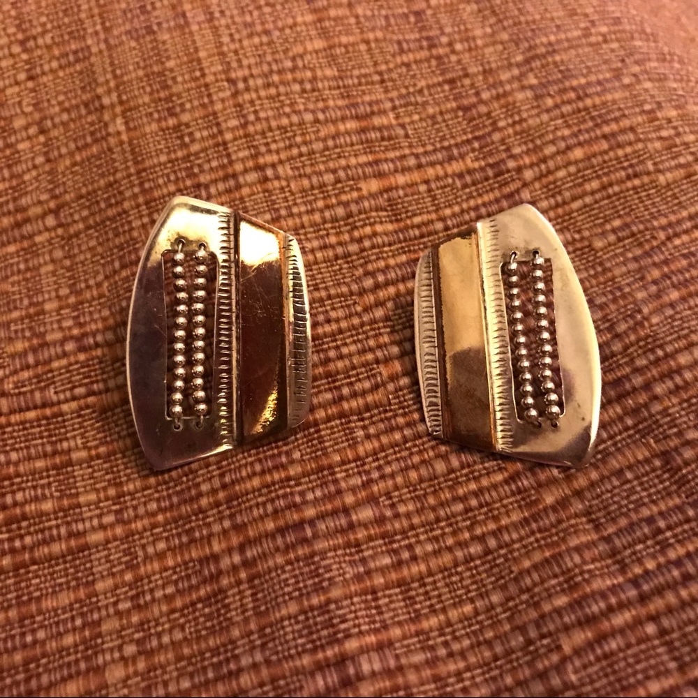 Vintage mixed metals earrings